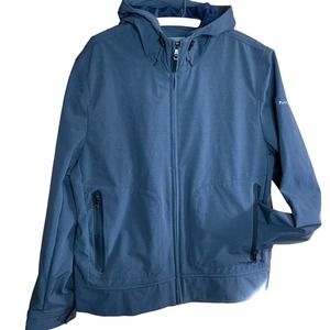 Michael Kors Jacket Mens XL Bluish Gray Full Zip Hooded Winter Wear Outdoors